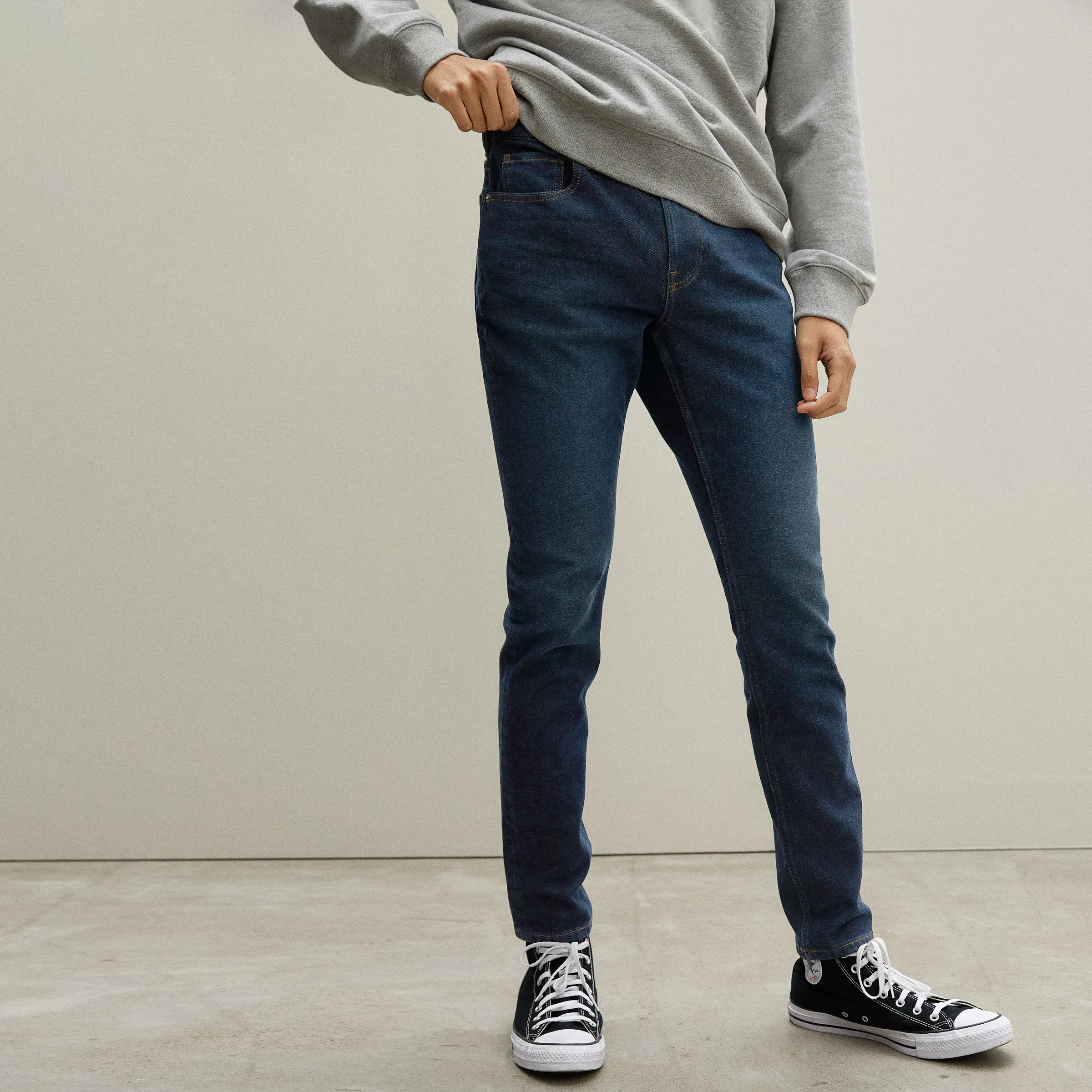 The Skinny 4-Way Stretch Organic Jean Deep Indigo 28x29