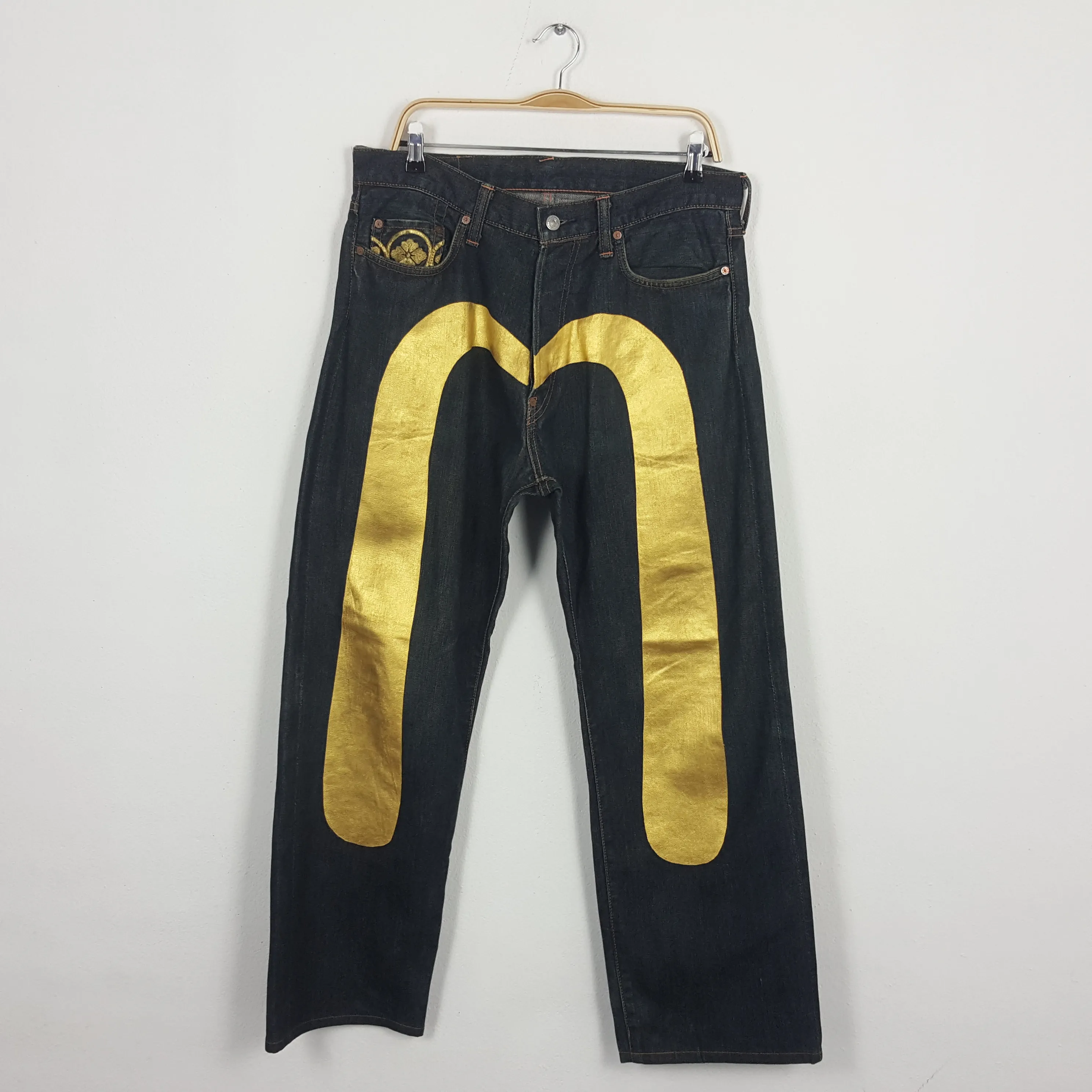 Vintage EVISU Japanese Brand Daicock Custom Style Jeans