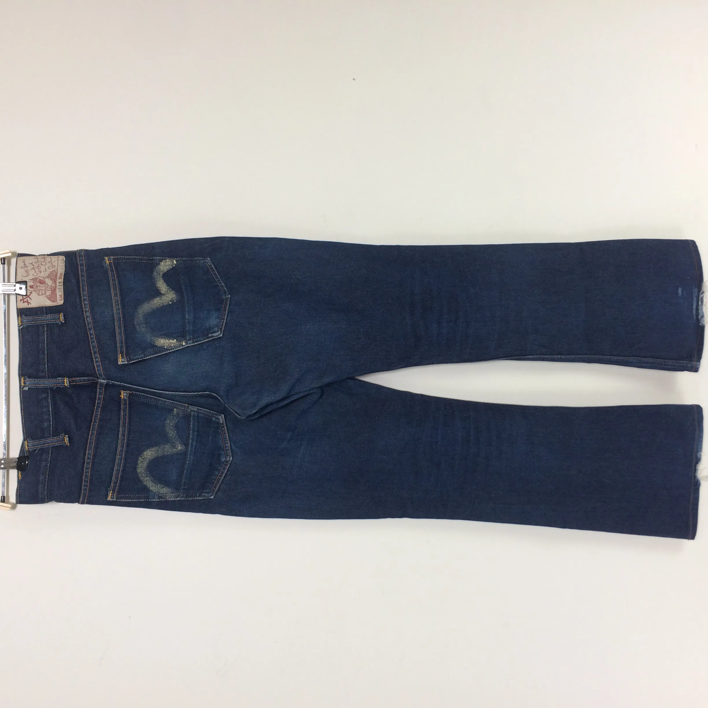 Size 28x31 Vintage Evis Lot 2516 Flare Leg High Waist Jeans