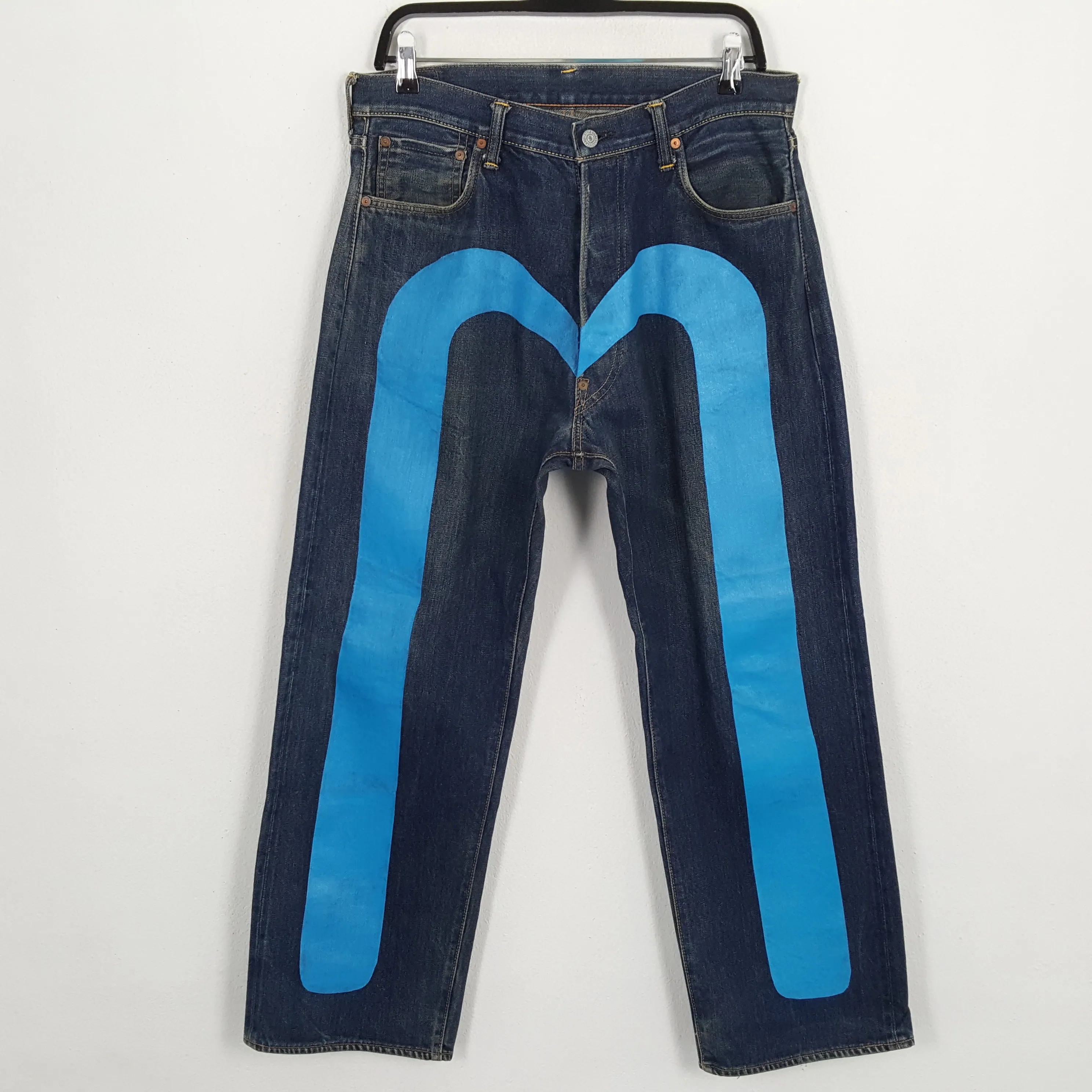 EVISU Japanese Brand Streetwear Daicock Custom Jeans