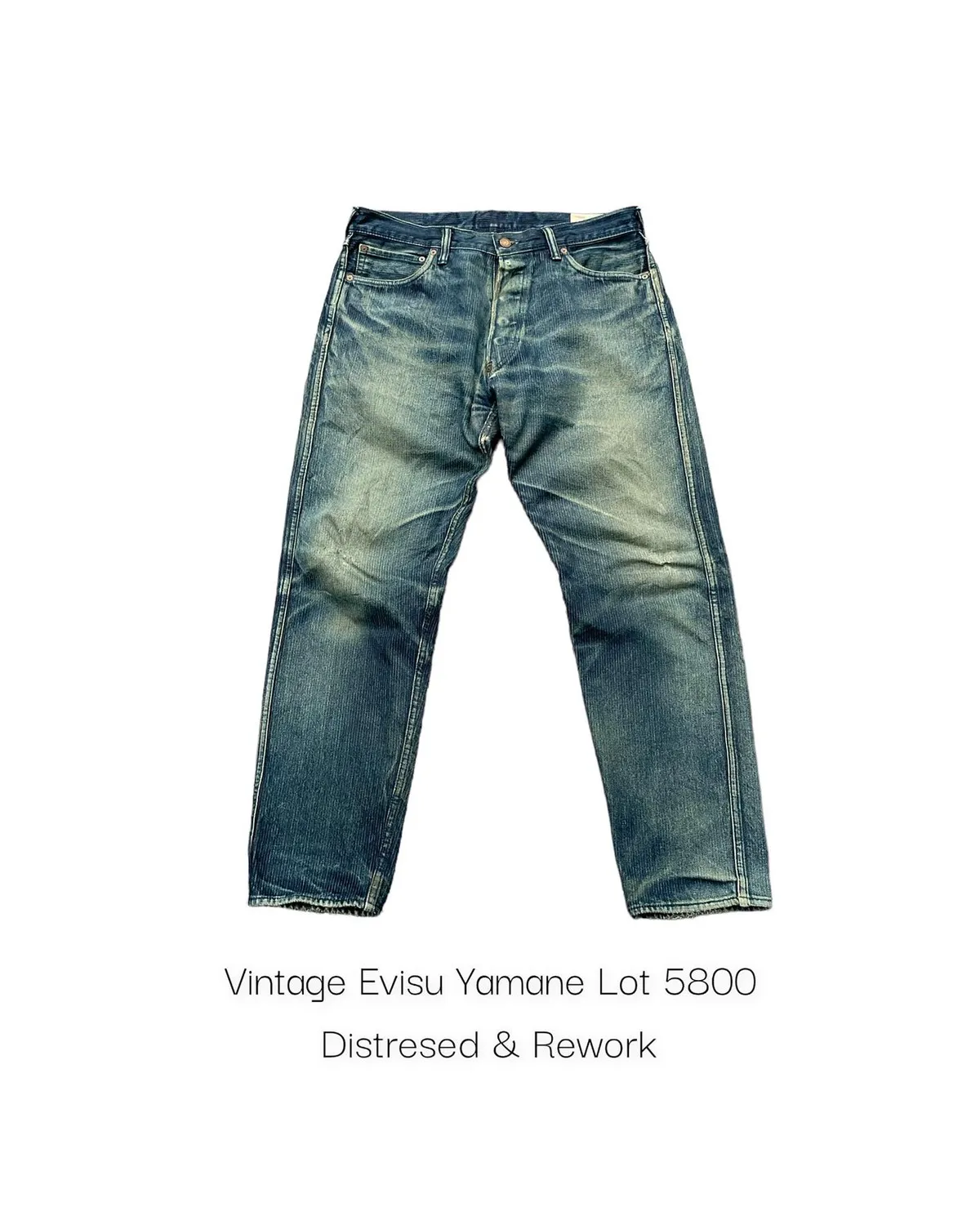 Vintage Evisu Yamane Lot 5800 Denim