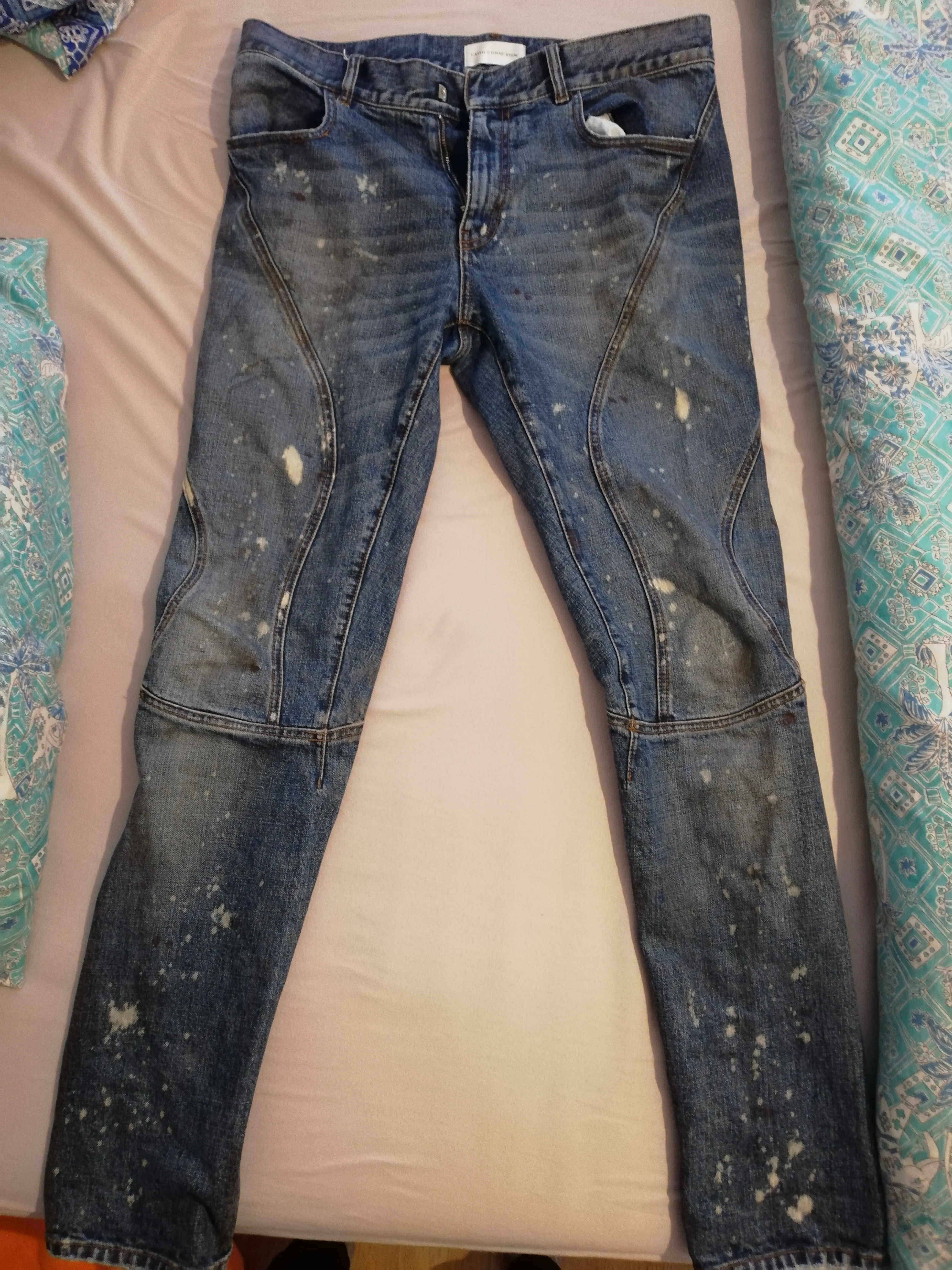 Faith Connexion Bleached Jeans