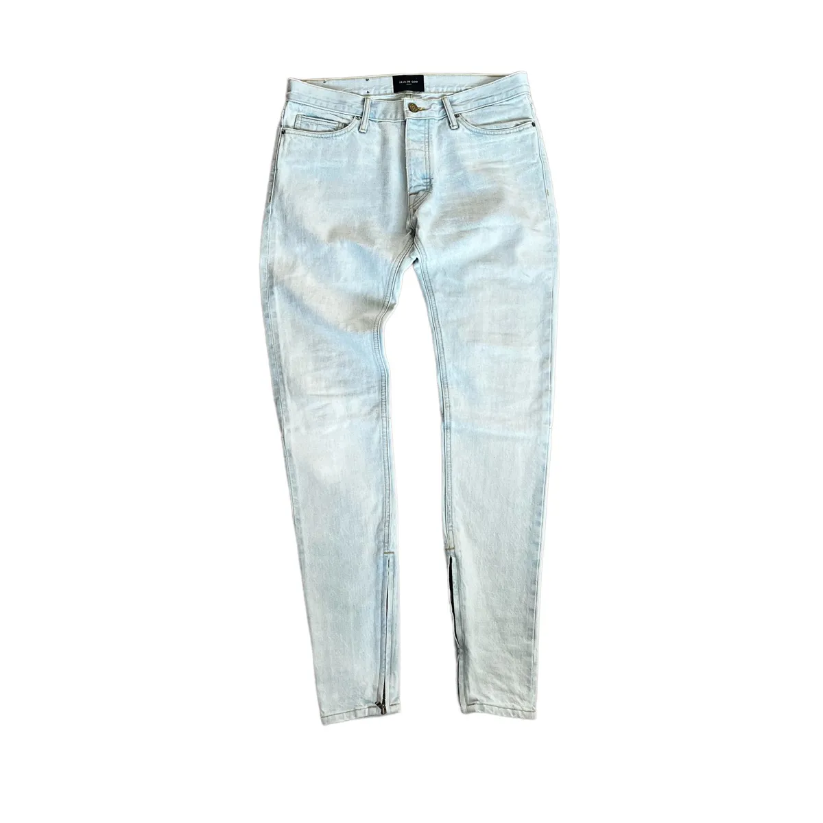 Fear of God Denim with zippers