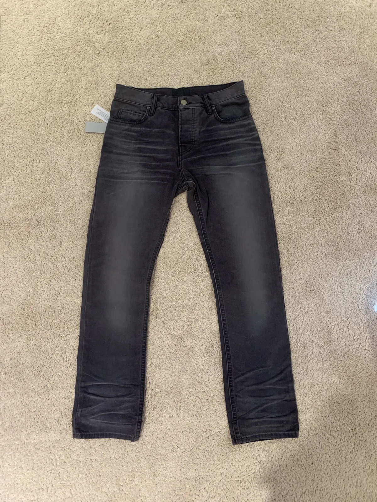 Fear of God Seventh Collection Canvas Jeans Vintage Black