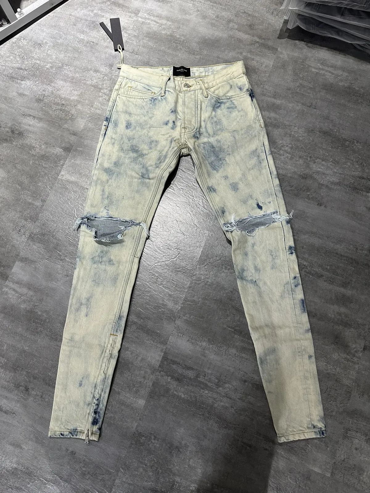 Fear of God 5th Holy Water Denim Jeans fifth collection