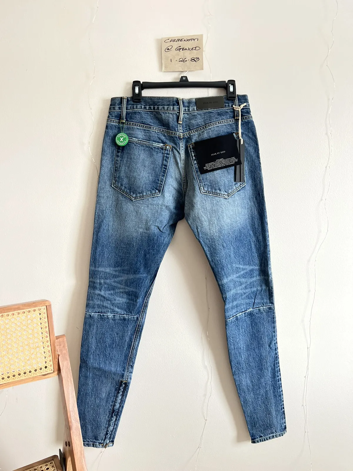 Fear of God Vintage Wash Selvedge Denim Jeans