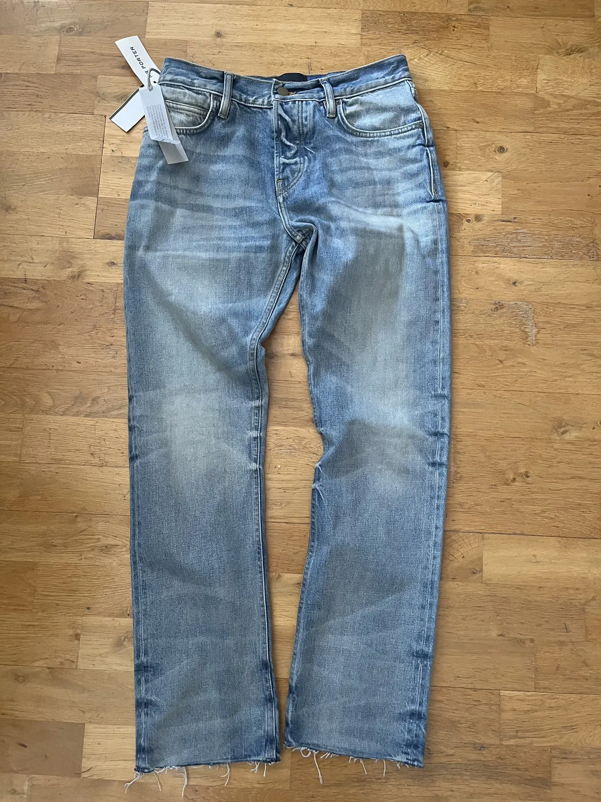 Fear of God selvedge distressed denim jeans bnwt