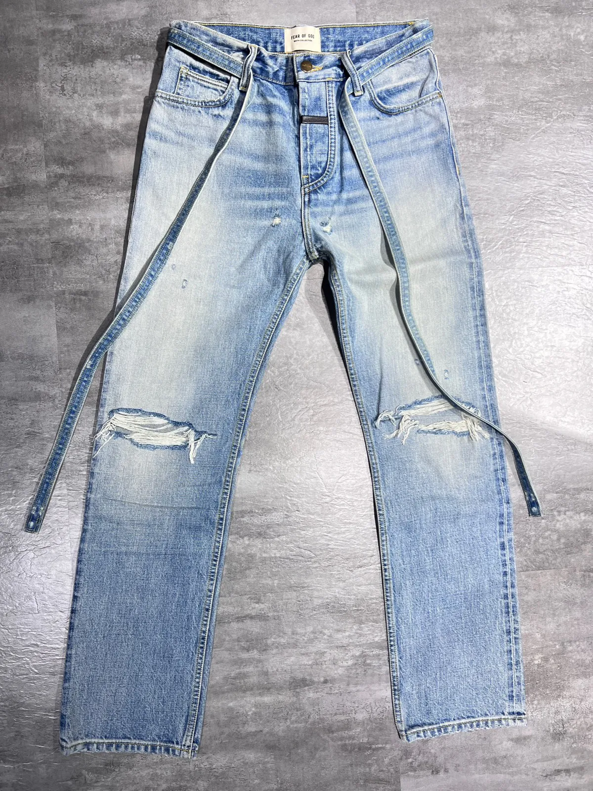 Fear of God 6th Distressed Denim Jeans