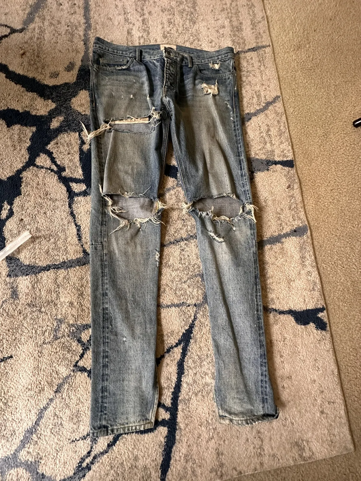 Fear of god 4th collection indigo denim