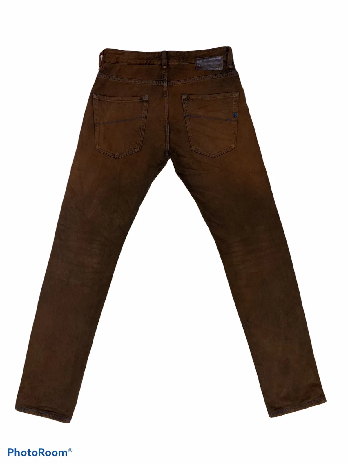 Vintage Fendi Authentic Brown Denim