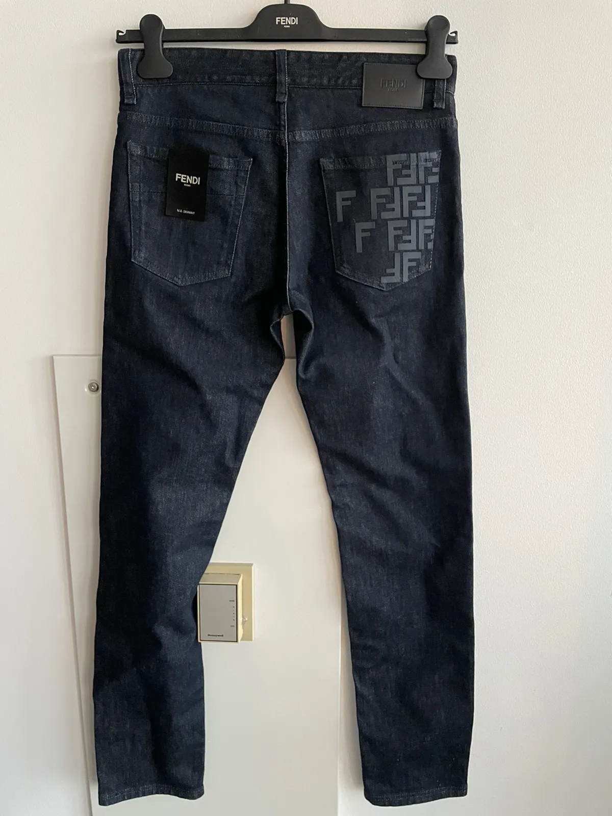 Rare Super Runway FF Logo Brand New Skinny Denim Jeans