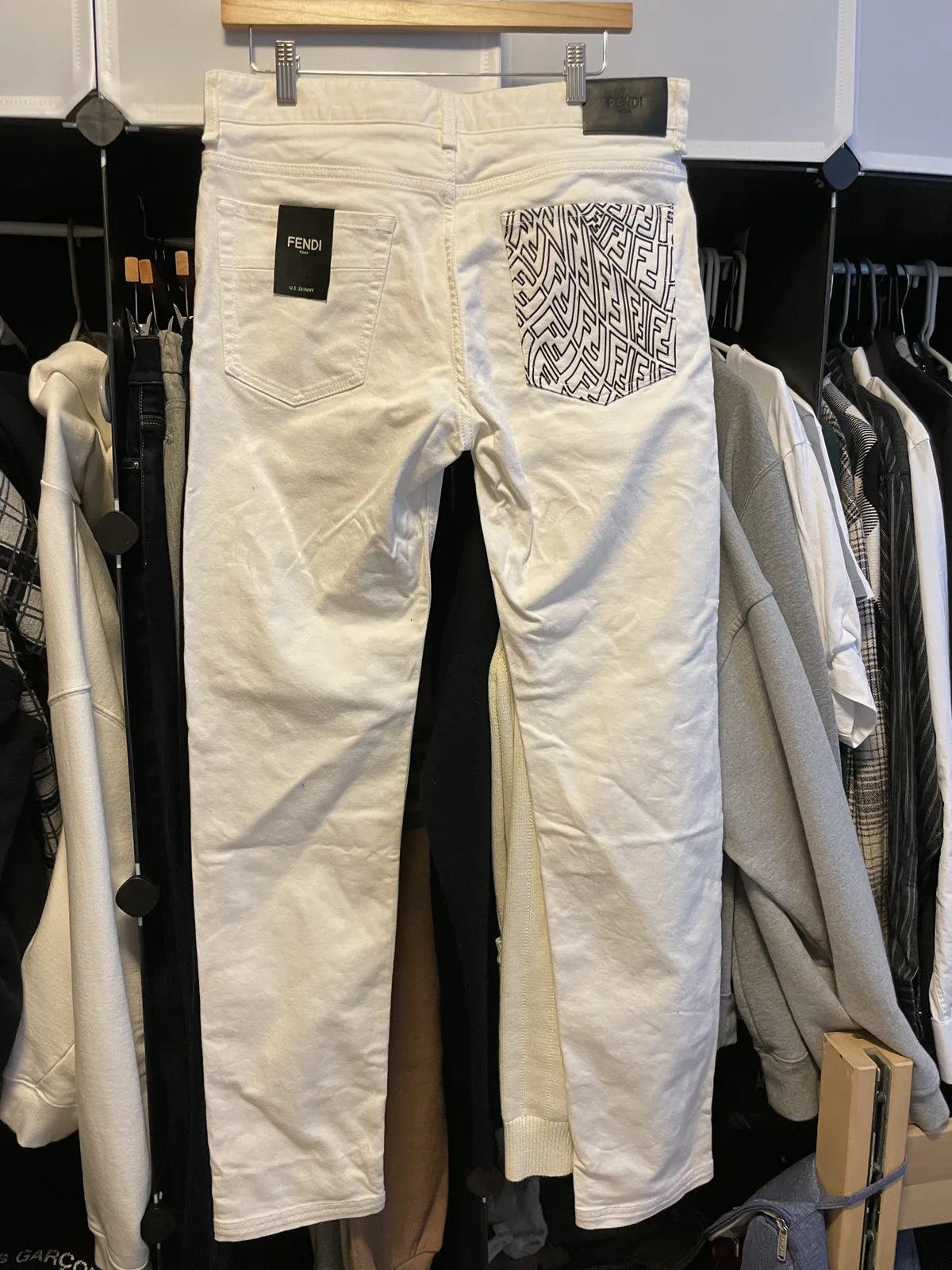 Fendi Logo Jeans
