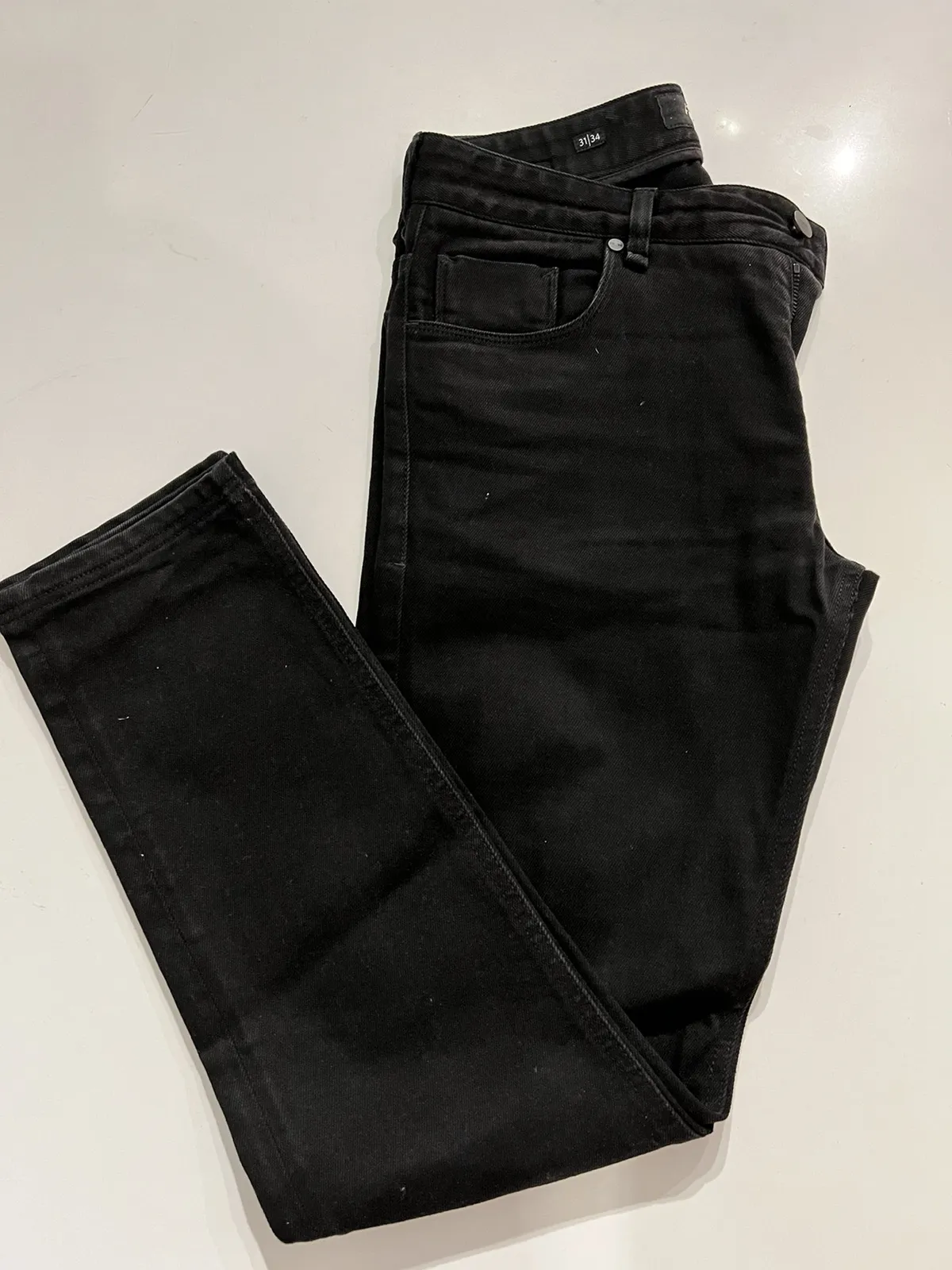 Black Fendi Jeans with Metal Stud Detail