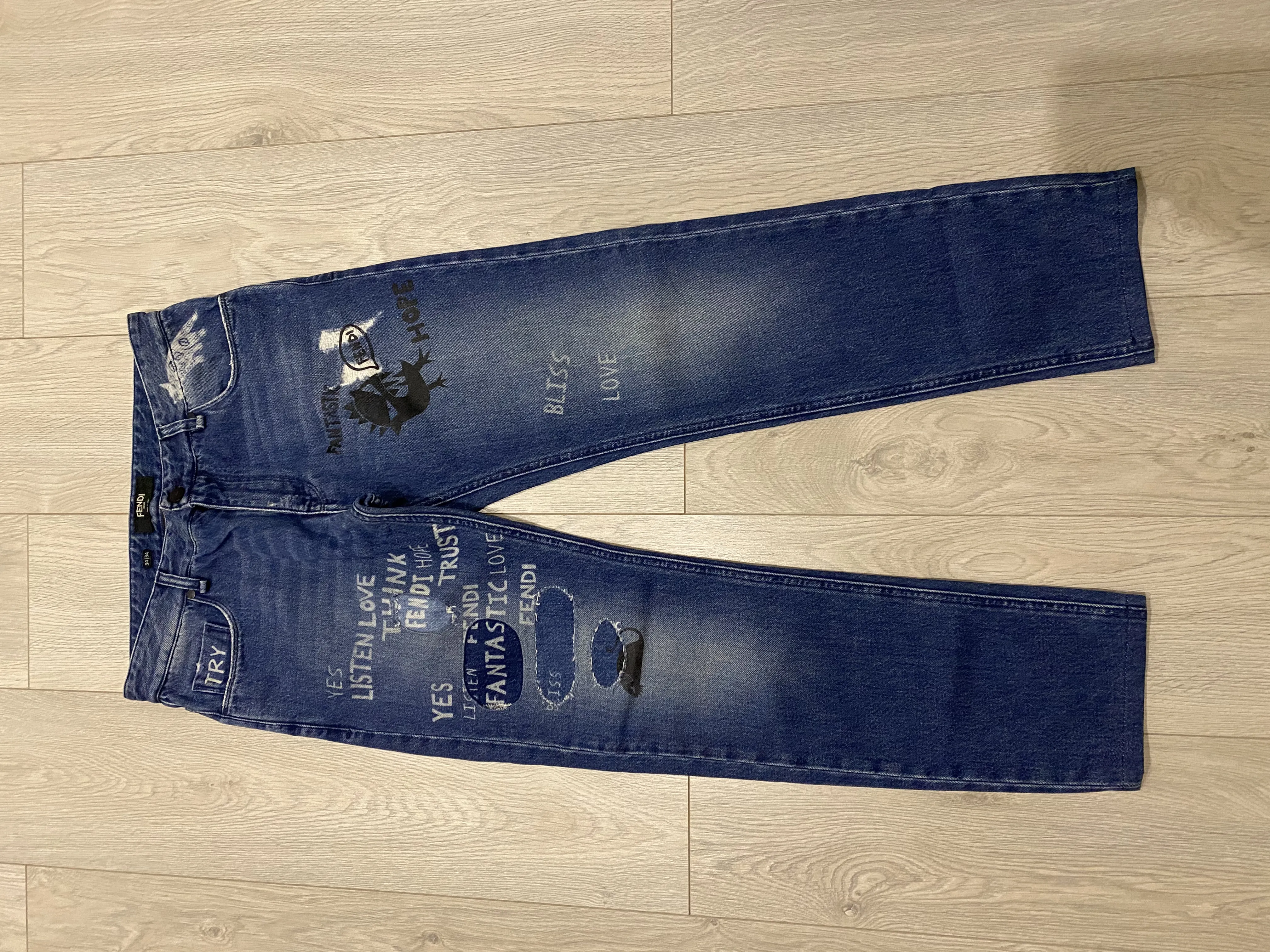 Fendi Rare Jeans Size 34