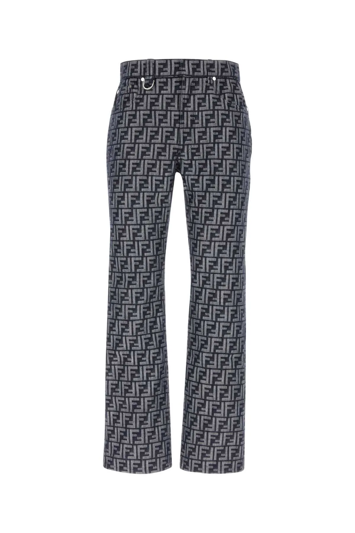Embroidered denim jeans