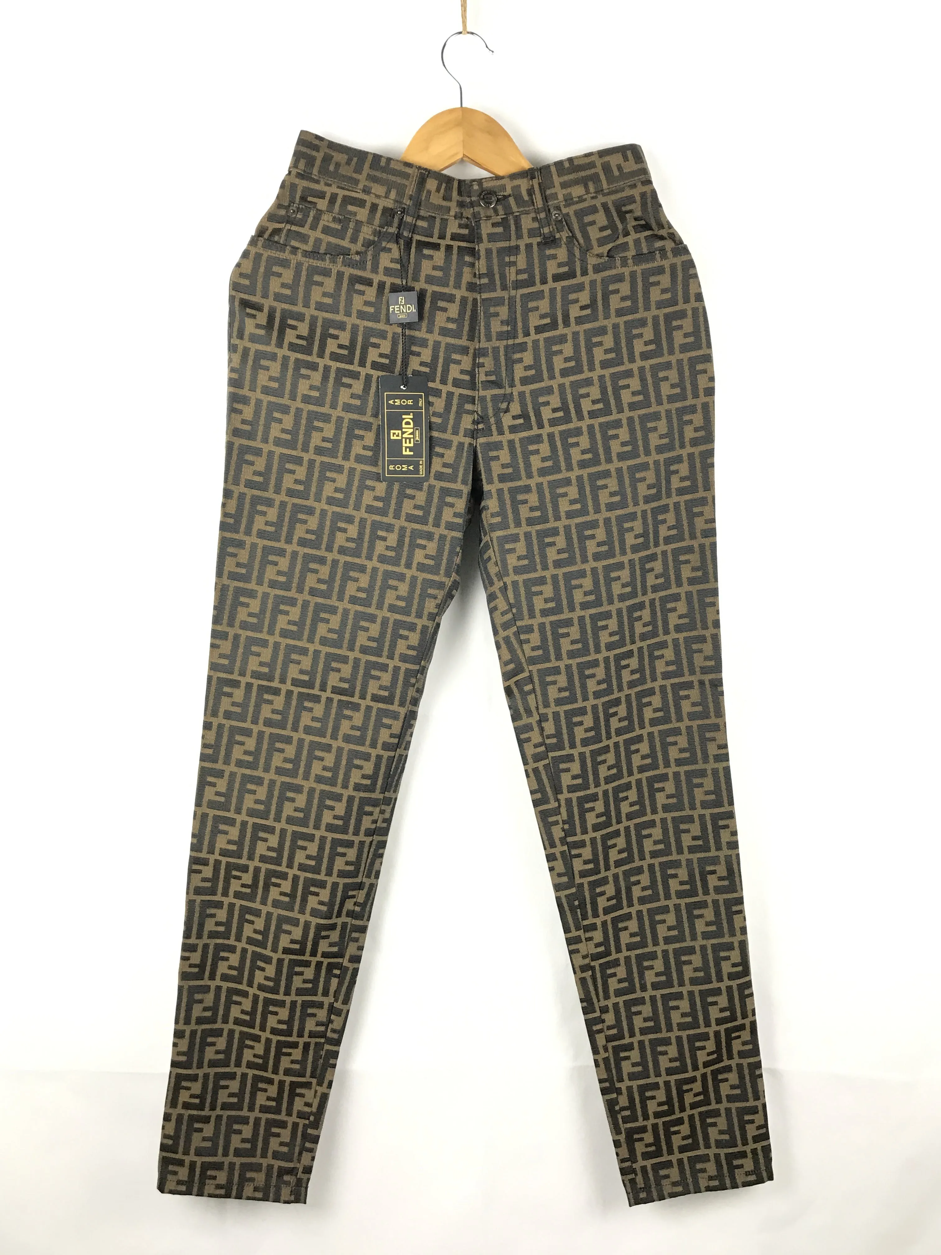 Vintage Fendi Jeans FF Monogram