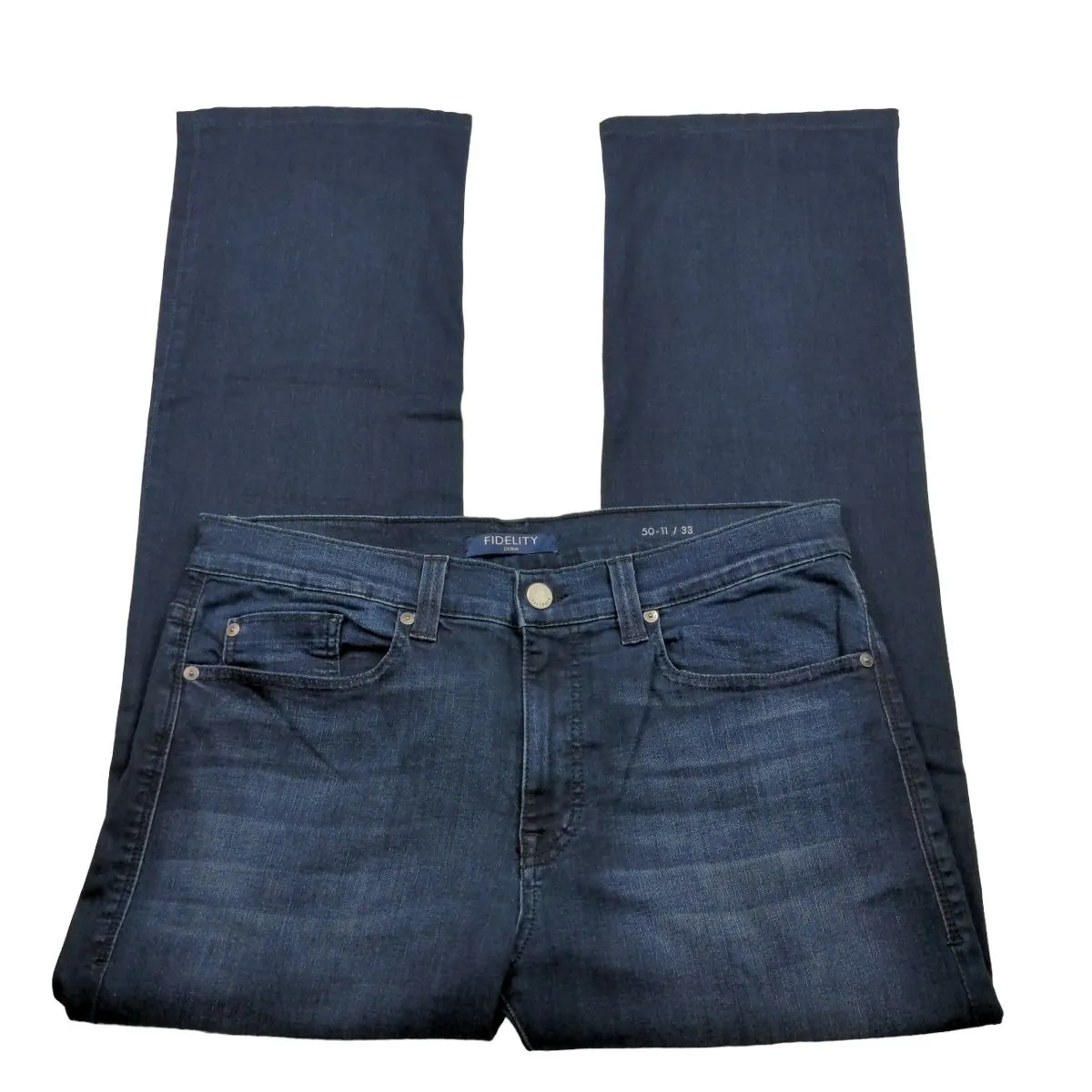 Fidelity Denim Men's Hendrix Straight Leg Jeans Size 33 Dark