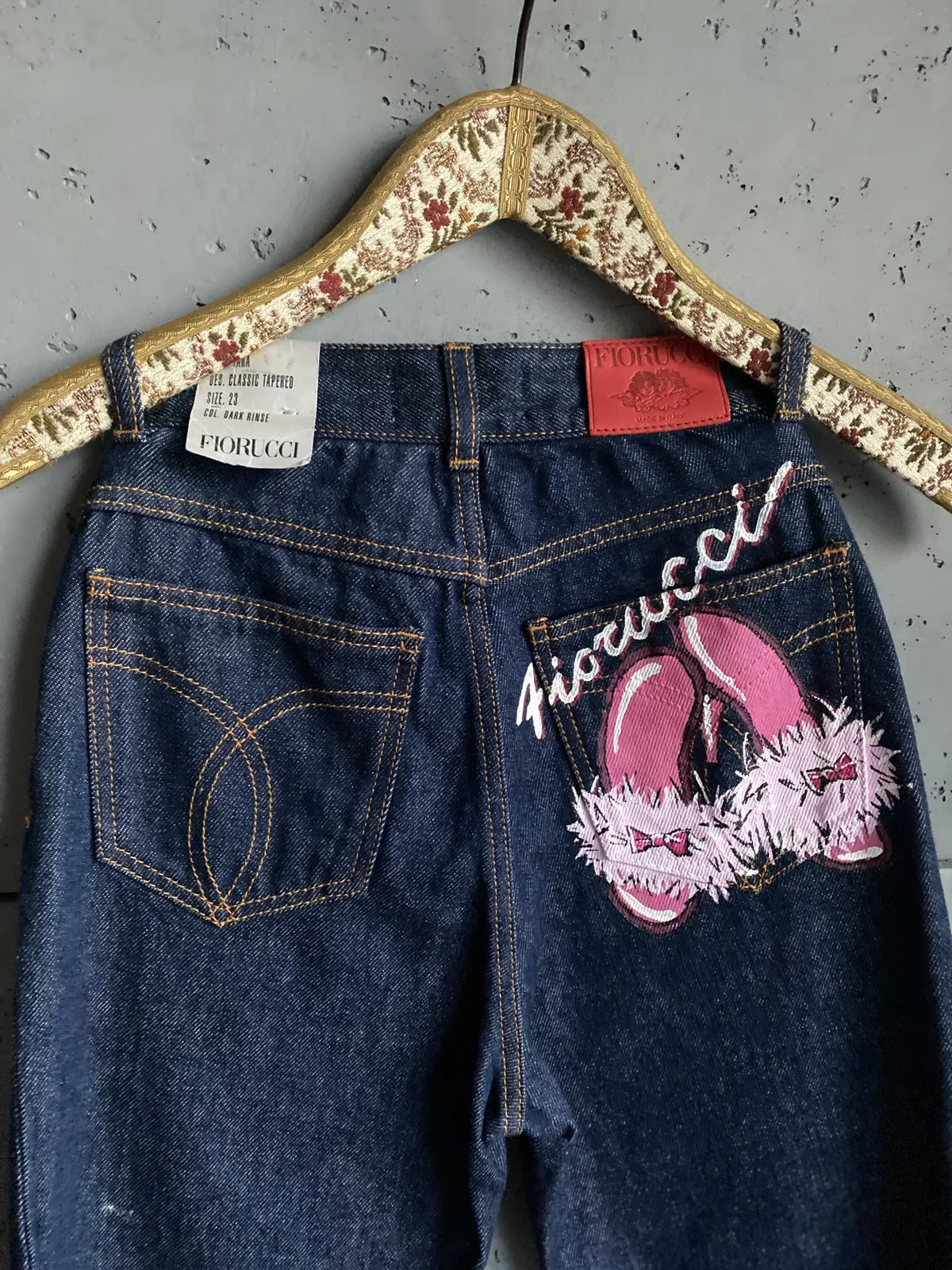 Fiorucci jeans boyfriend mom jeans designer