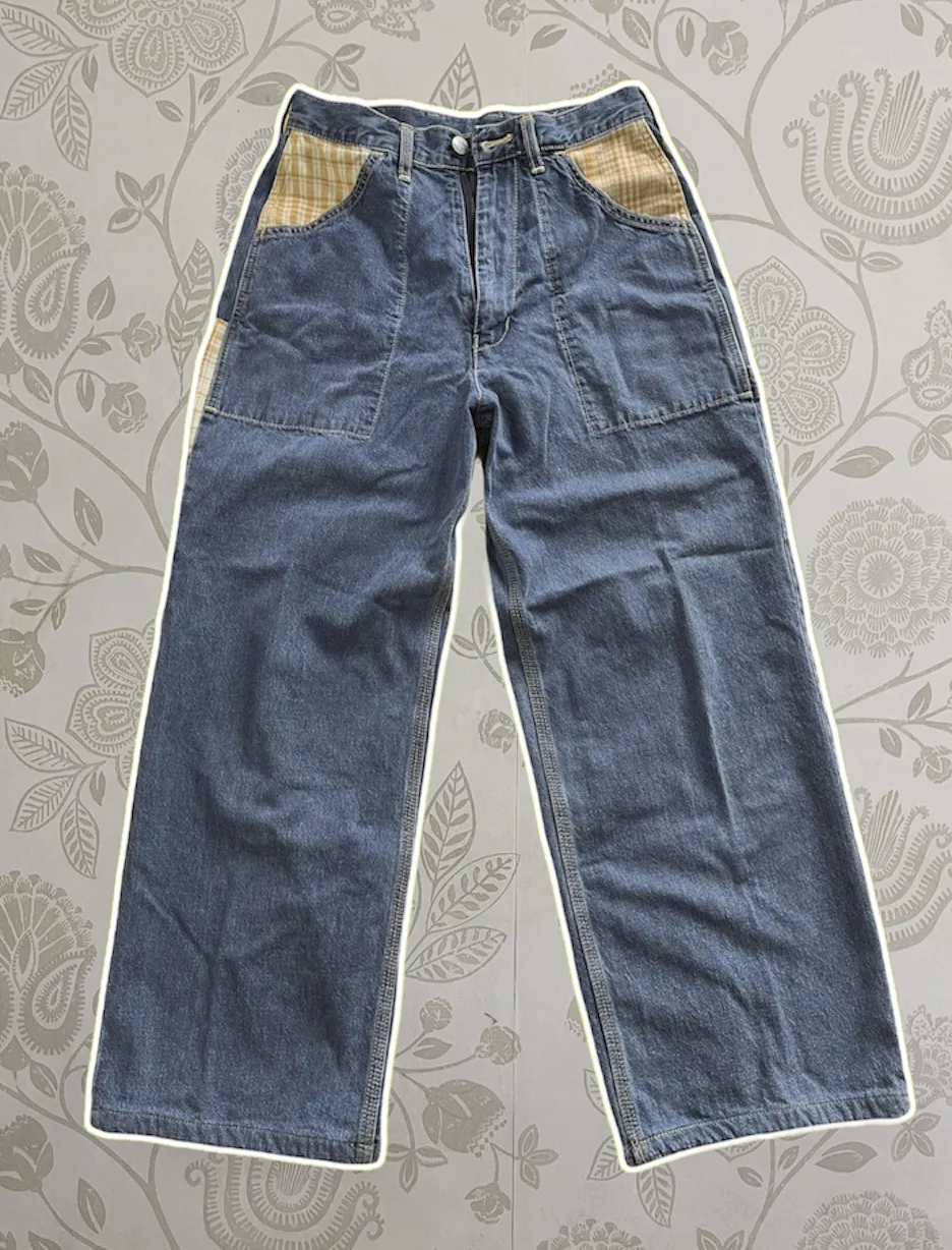 FIORUCCI ITALY DESIGNER DENIM SAFETY JEANS