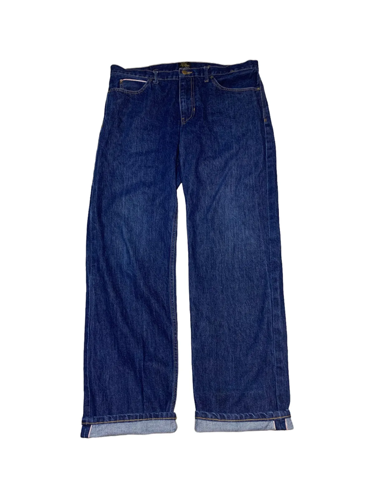 Flint and Tinder Selvedge Indigo Blue Jeans 34x3