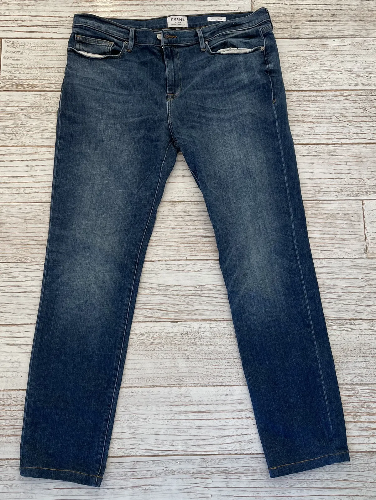 L'Homme Skinny Frame Jeans