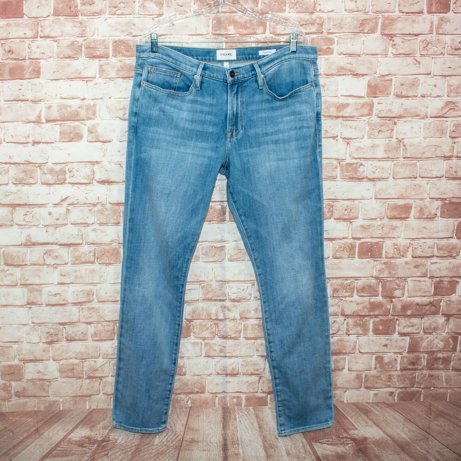 Men's L'Homme Skinny Jeans in Inertia Blue