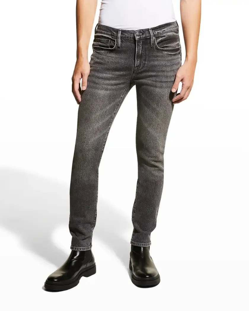 L'Homme Whiskered Skinny Jeans