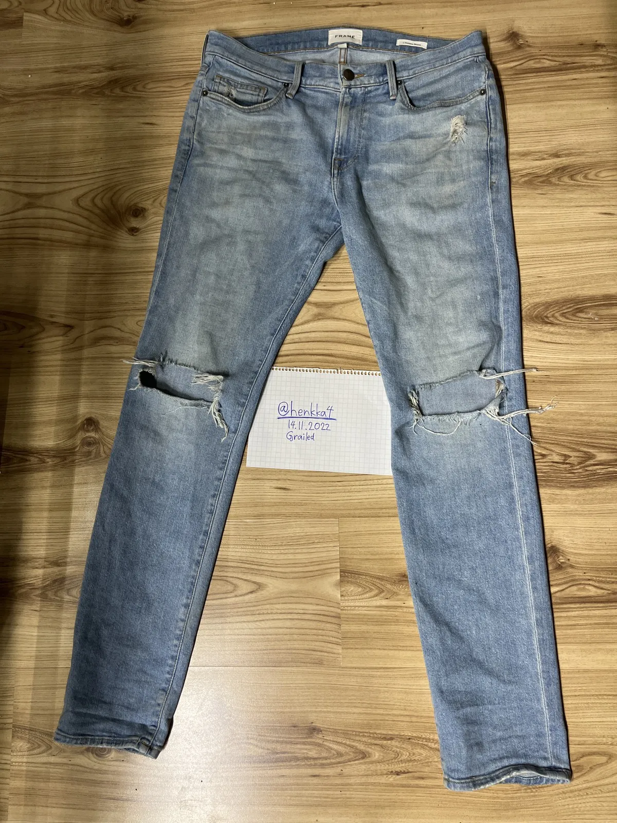 Frame L’Homme Skinny Jeans