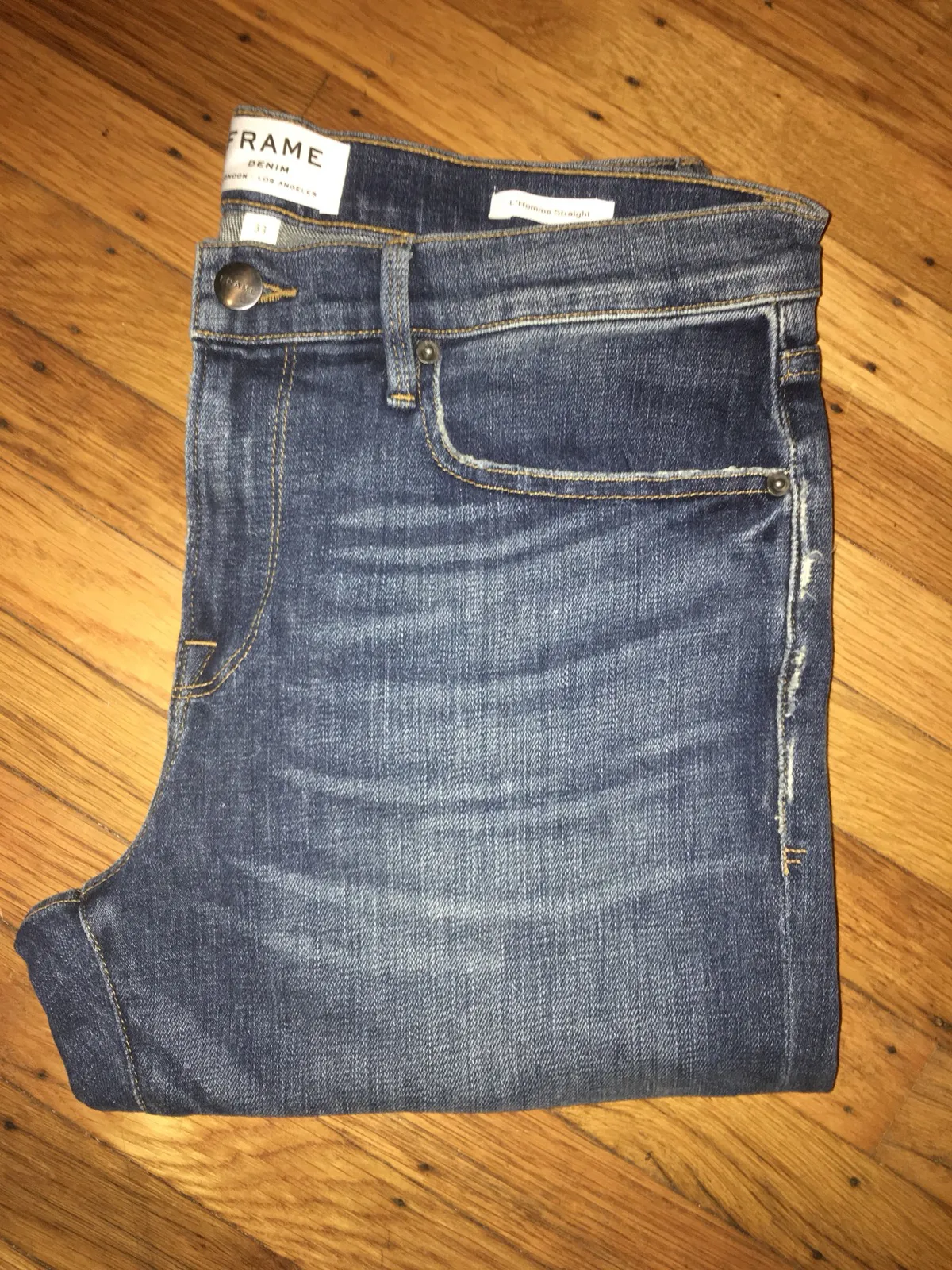 L’Homme Straight Jeans in ‘Salt Lake’