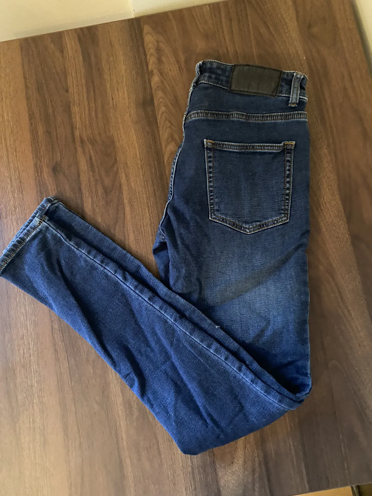 Frank and Oak Tyler Skinny Fit Blue Jeans