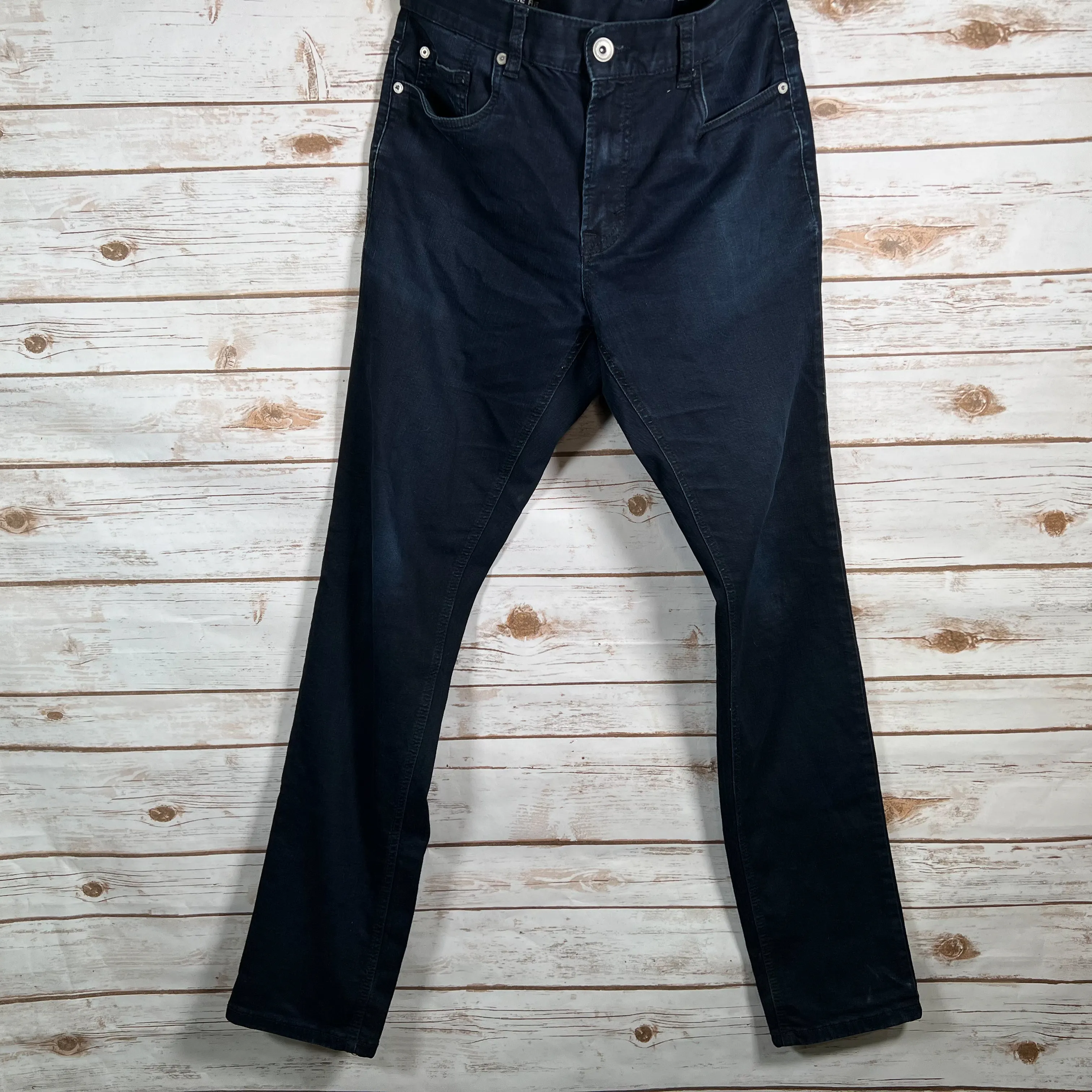 Frank & Oak ‘The Reed’ Skinny Fit Dark Blue Denim Size 32