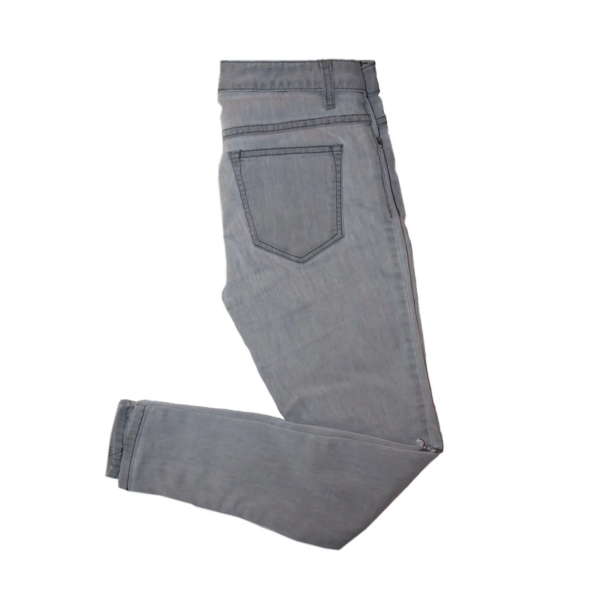 Free People Light Wash Skinny Jeans with Distressed Knees