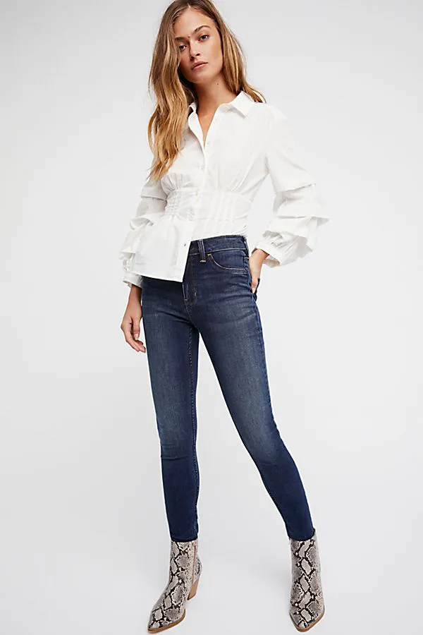 Free People Long and Lean Jegging Jeans Size 25