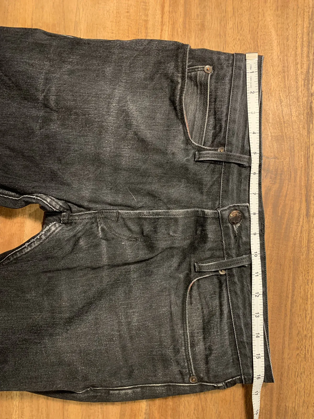 Rios 14.25oz Black Grey Japanese Denim