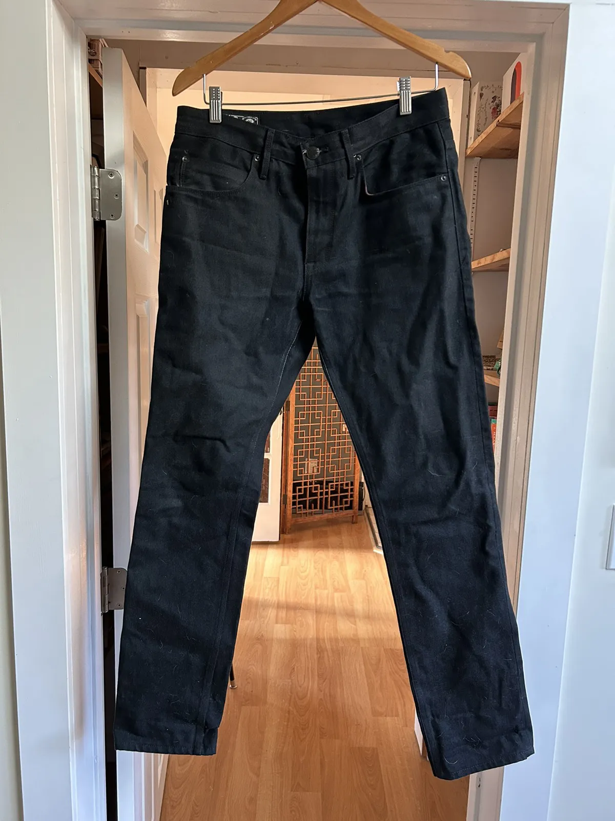 Freenote Cloth Avila Slim Black x Gray