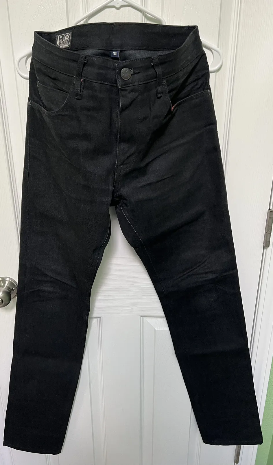 Avila 14.25oz Black Gray Japanese Selvedge Denim