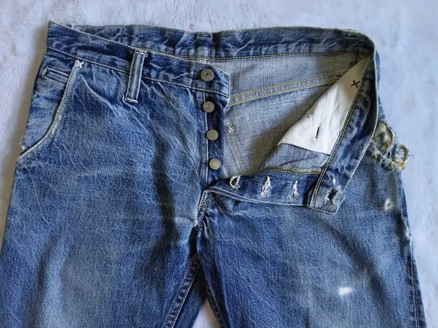 Distressed Full Count & Co Denim
