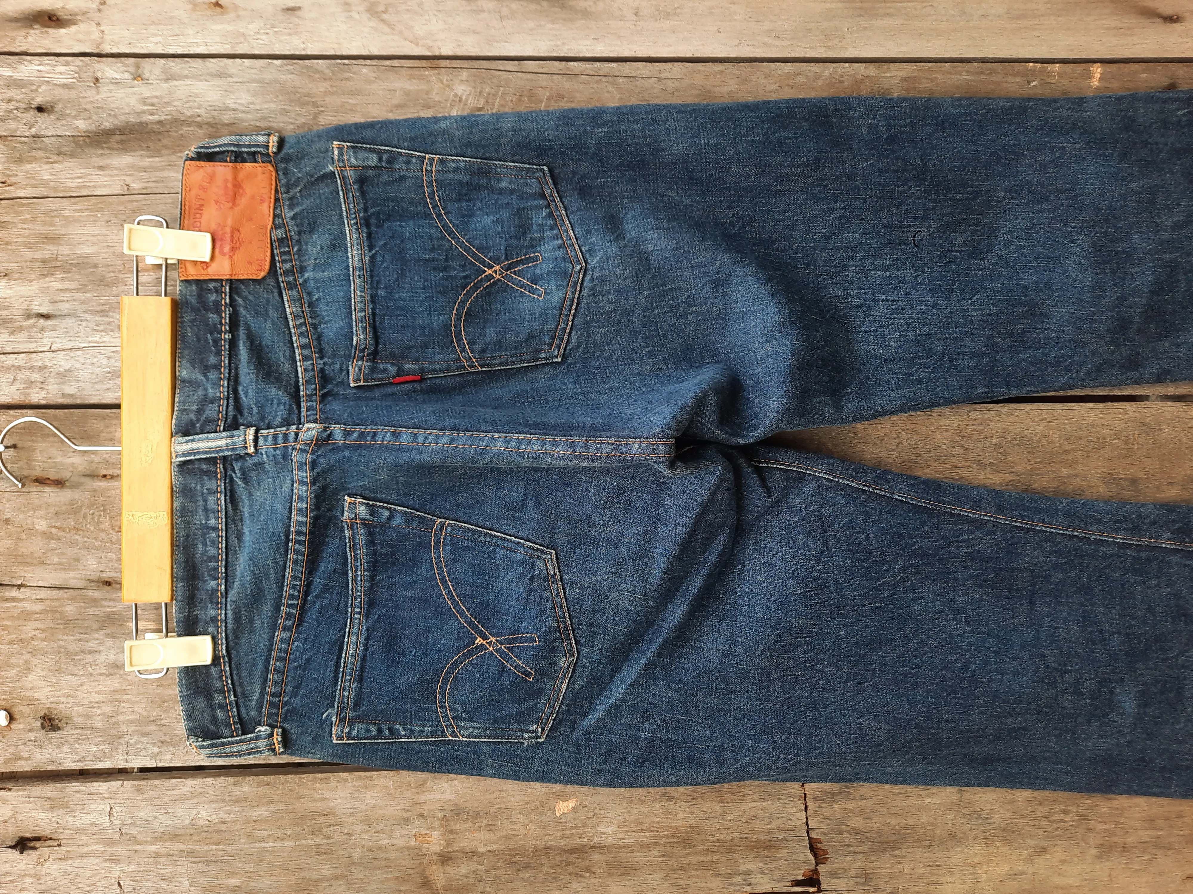 Full count & co raw bootcut denim 13,7oz