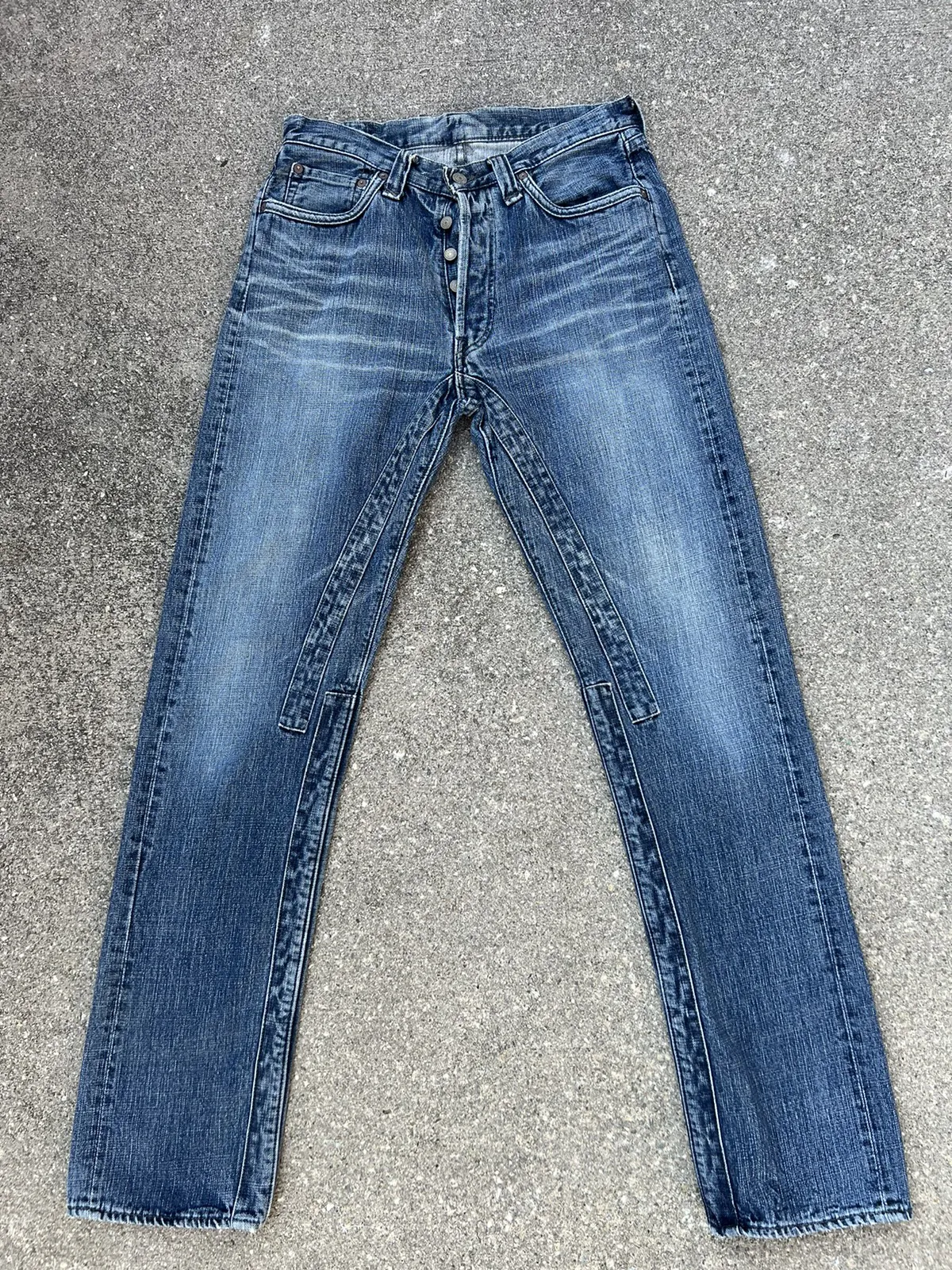 Vintage Full Count Japan Patchwork Denim Jeans