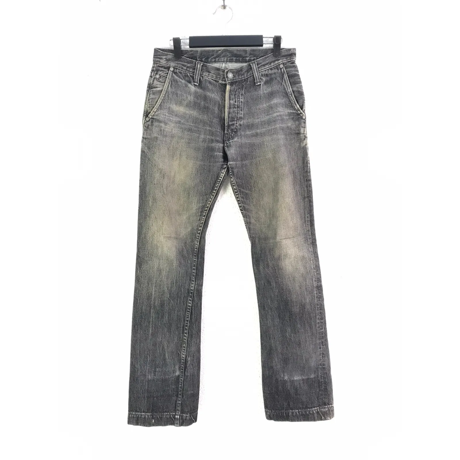 Full Count Casual Jeans Denim Pant Faded Distressed Wash