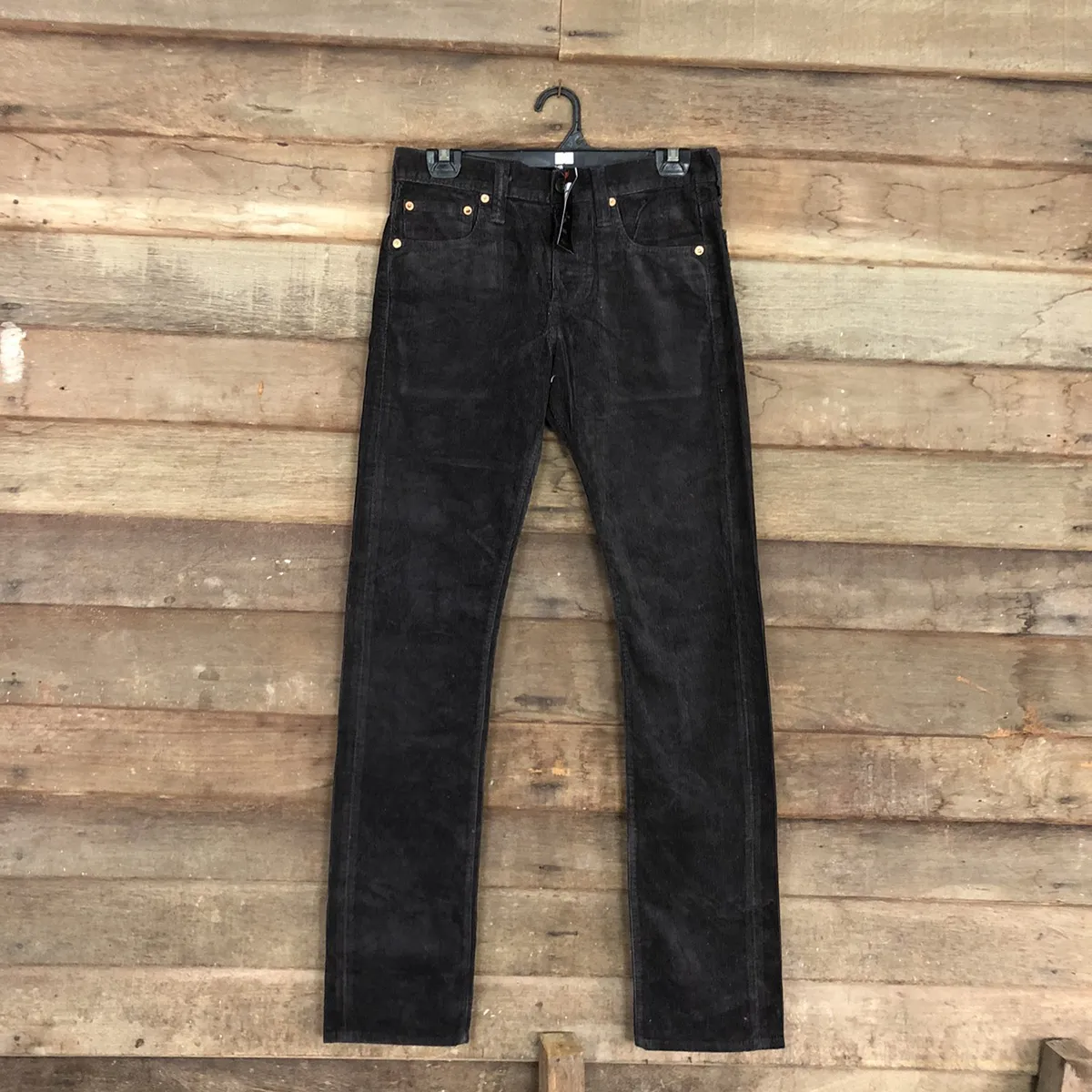 Full Count Brown Corduroy Denim Pants #4974