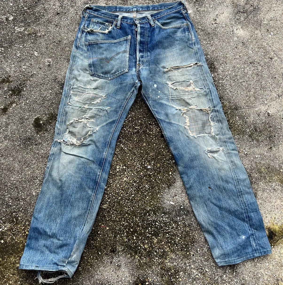 Rare Full Count Co Ltd Distressed Denim Selvedge