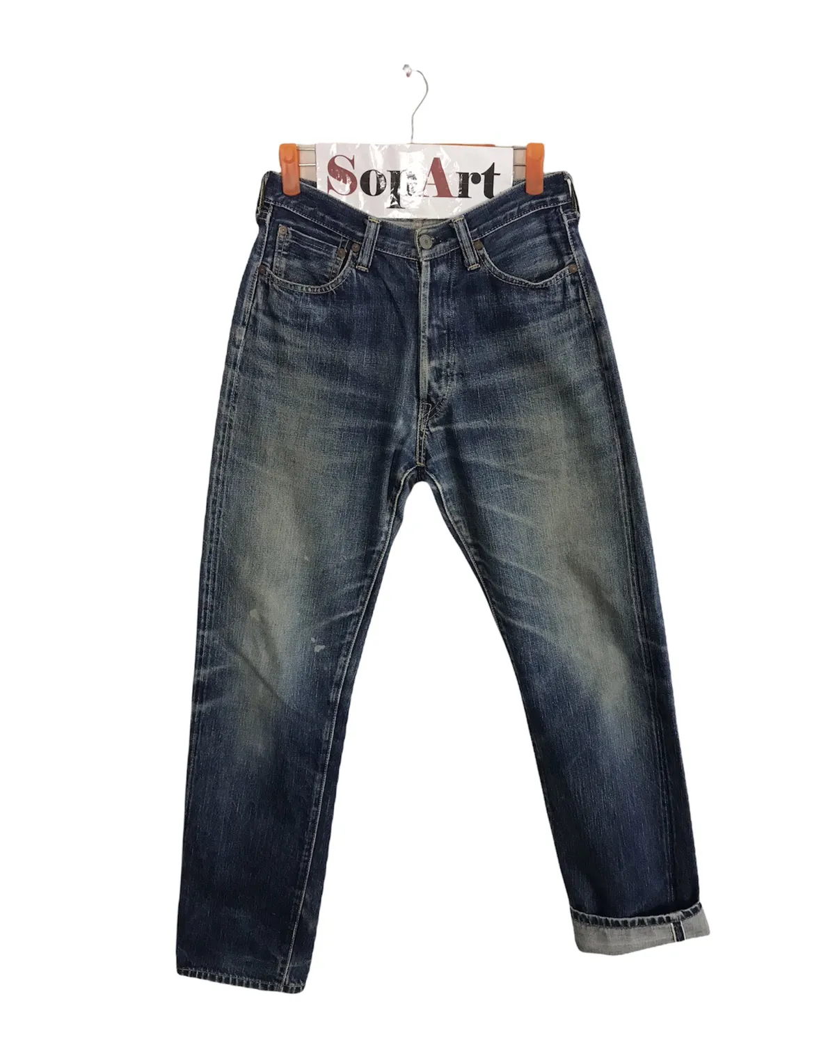 Vintage Full Count & Co Distressed Selvedge Design
