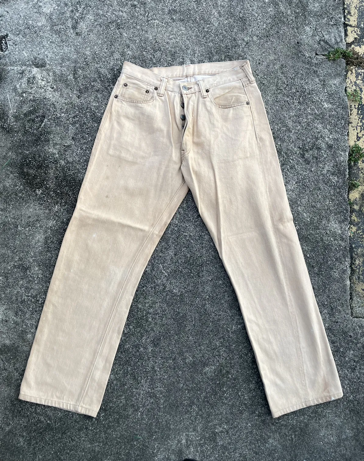 Vintage Fullcount Sun Faded Selvedge Denim Jeans