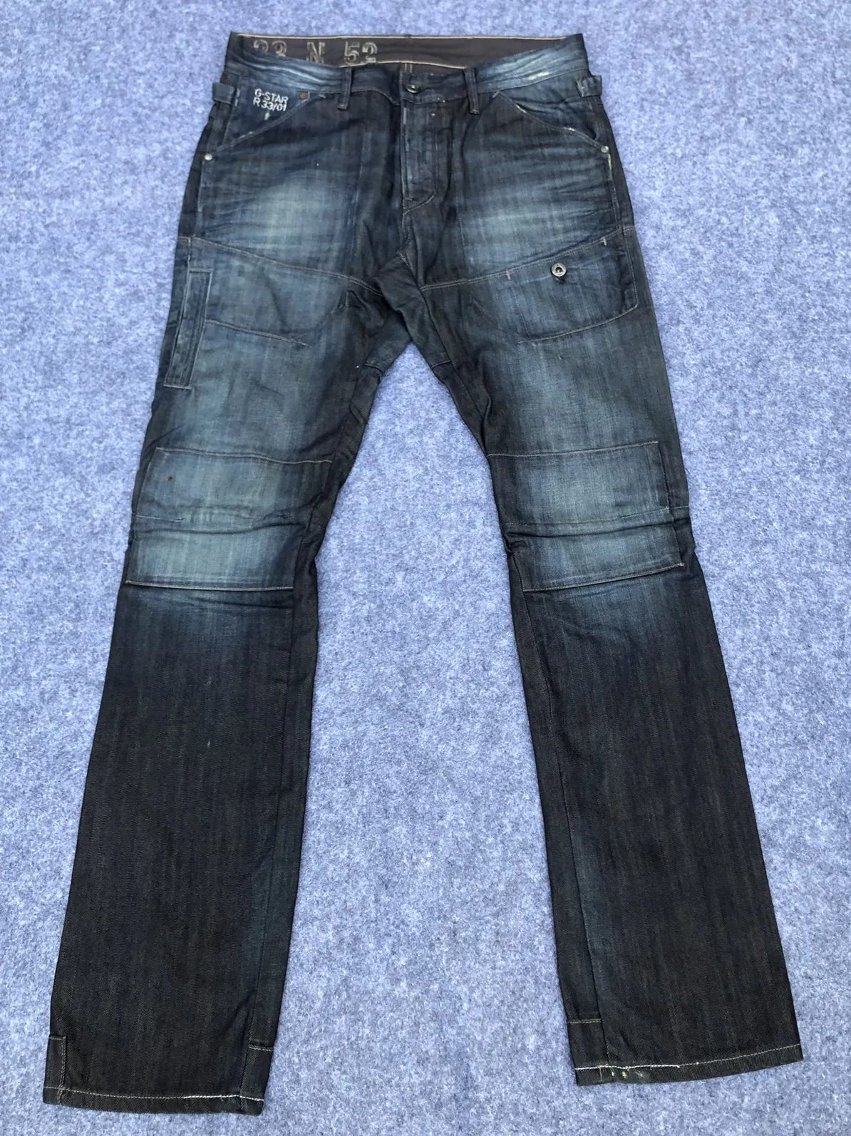 Rare🔥GSTAR R33/01🔥MultiPocket Button Fly Denim