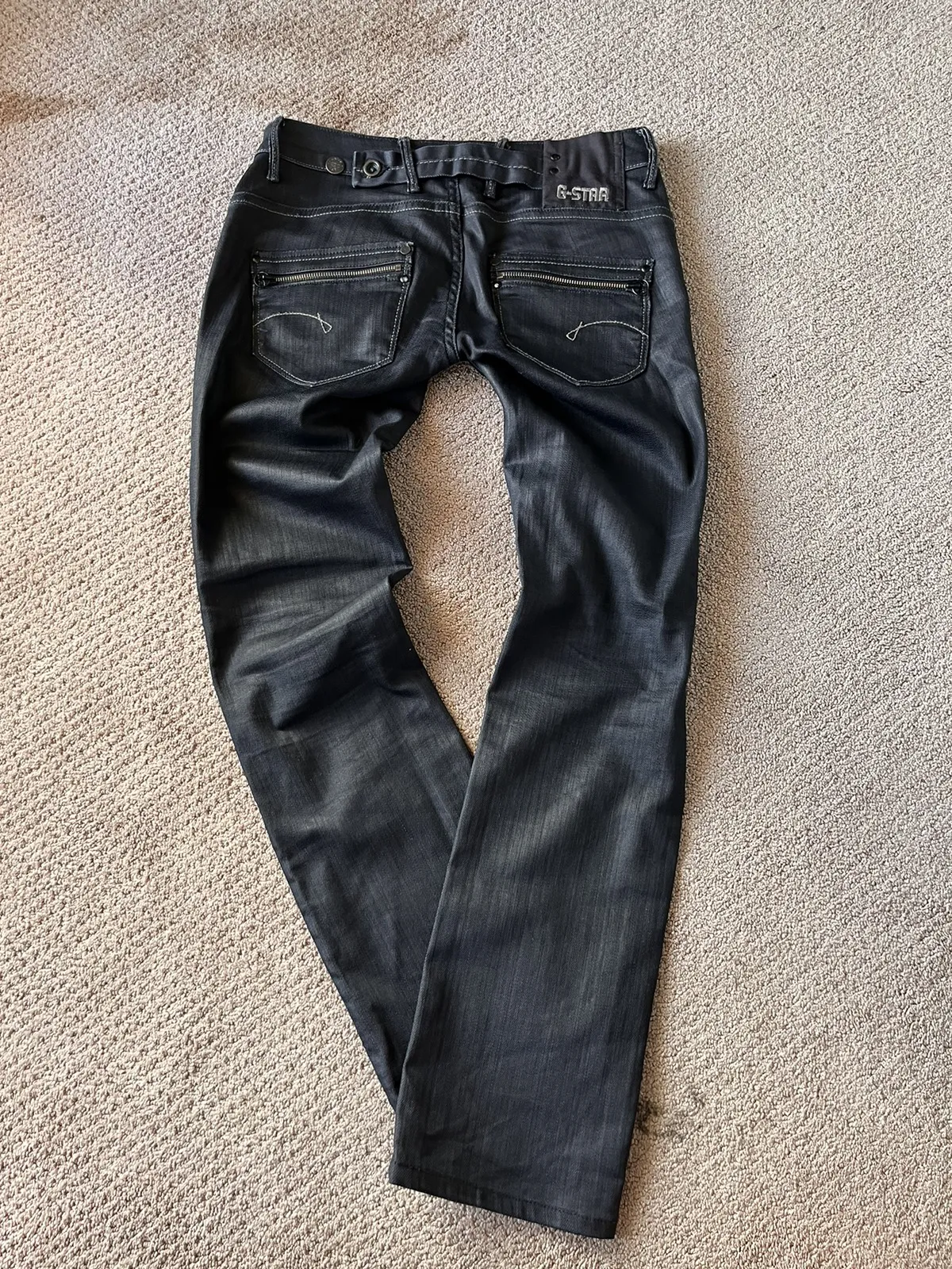 G Star Raw Wax Denim Y2K jeans