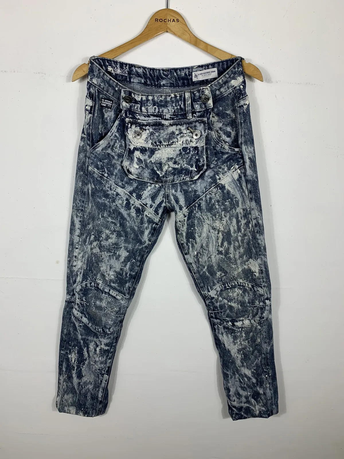 G Star Raw smeared with paint Denim Pants