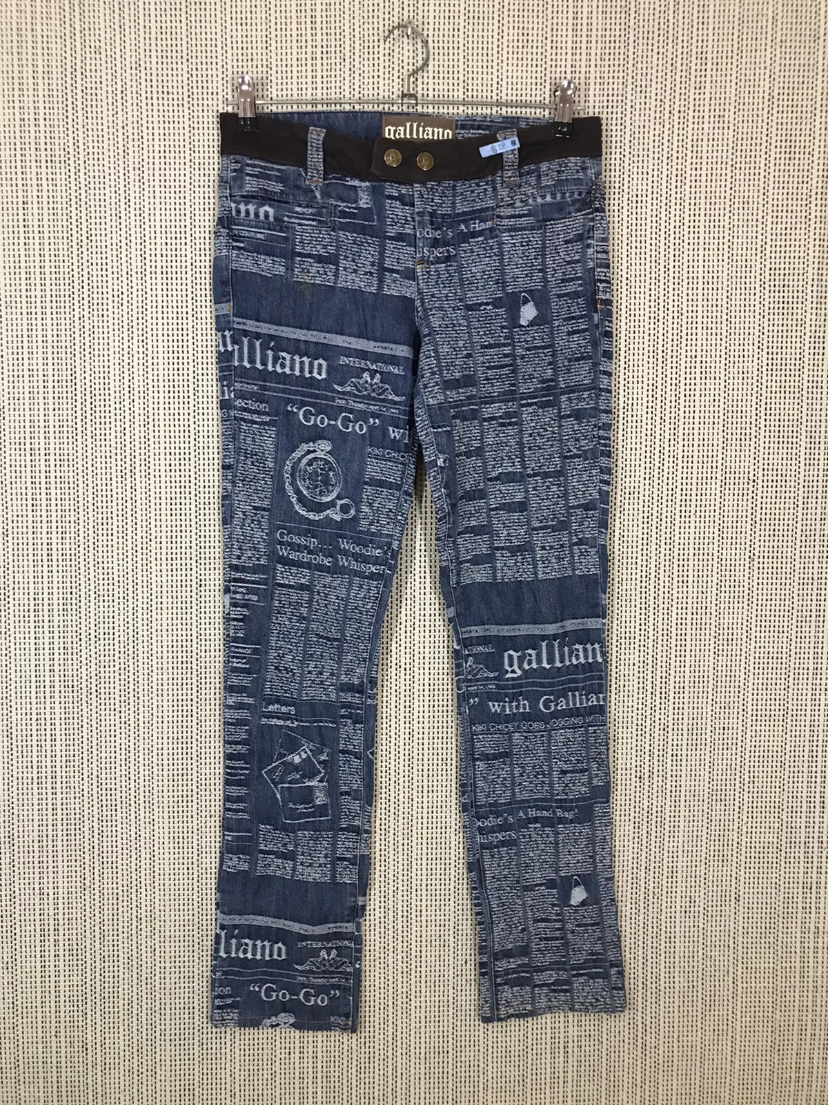 🔥DIOR DESINGER🔥 GALLIANO FULL PRINTED DENIM‼️