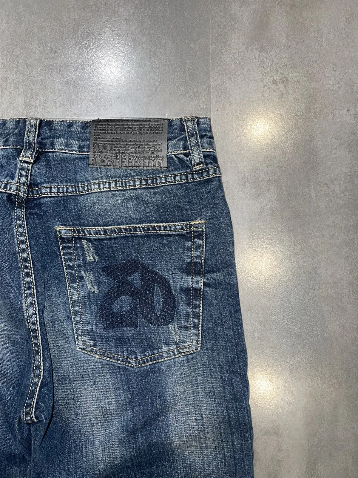 John Galliano Indigo Denim Pants