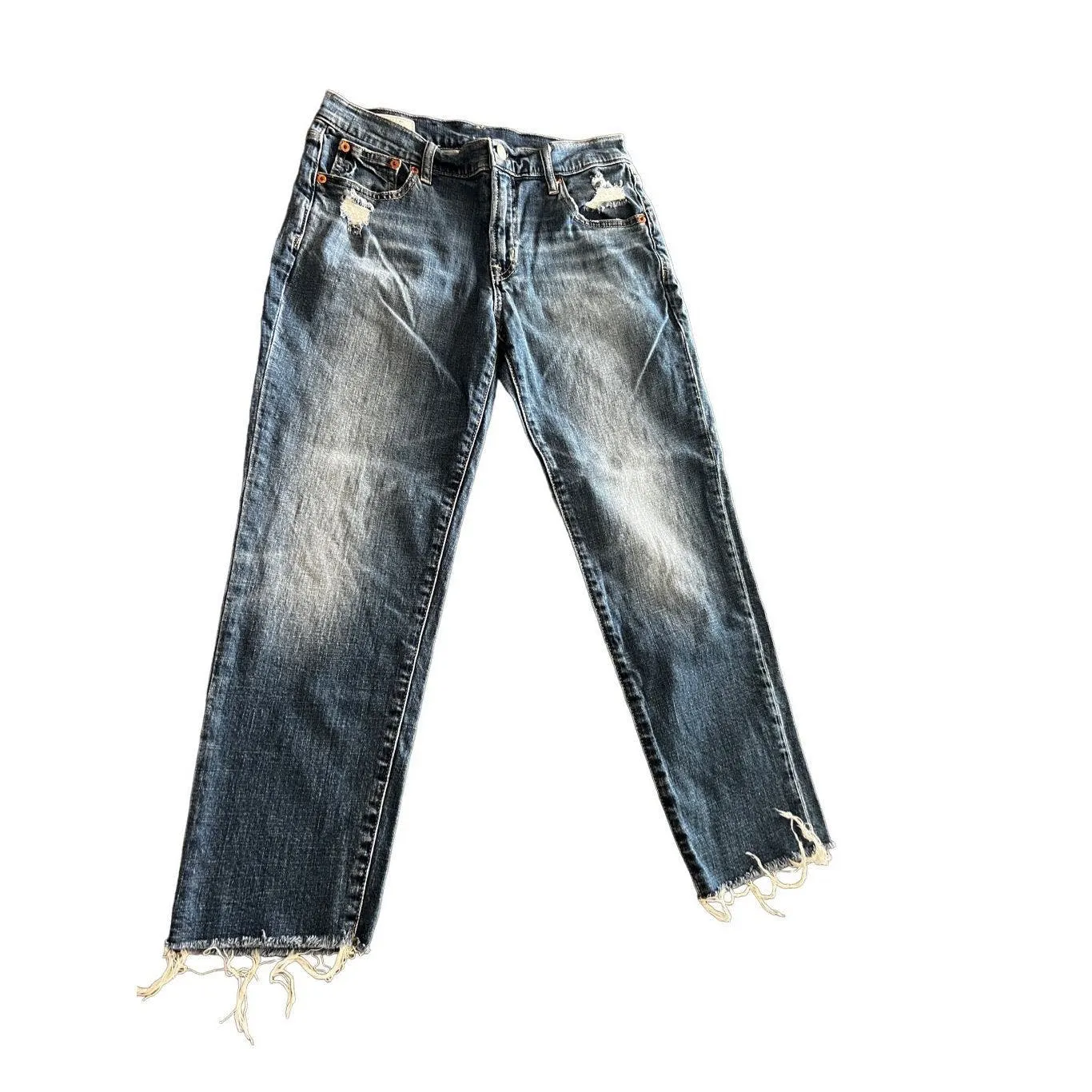 Gap Girlfriend mid rise Jeans size 27